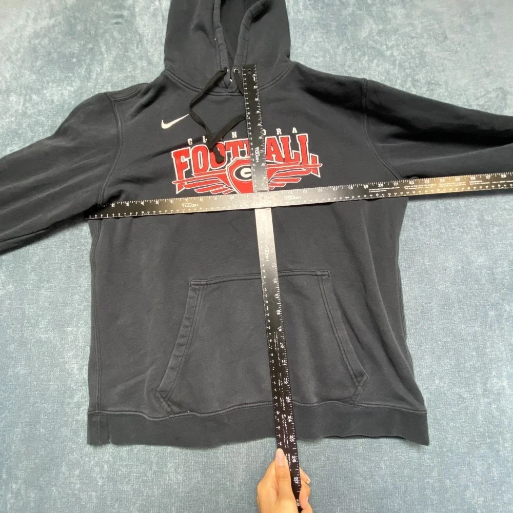 Nike Glendora Football Hoodie Mens Medium Black Fleece Lined Drawstring Winter